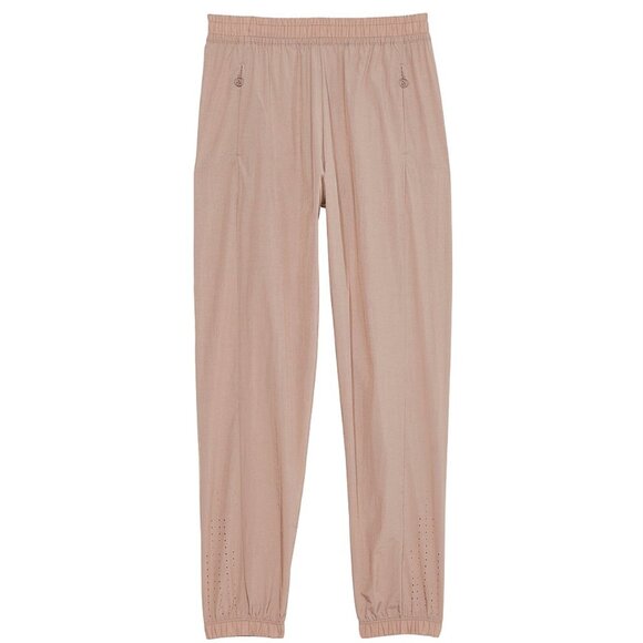 Victoria’s Secret VSX Parachute Weekend Jogger Pant Bare Taupe SZ S Running Ski - Picture 1 of 4